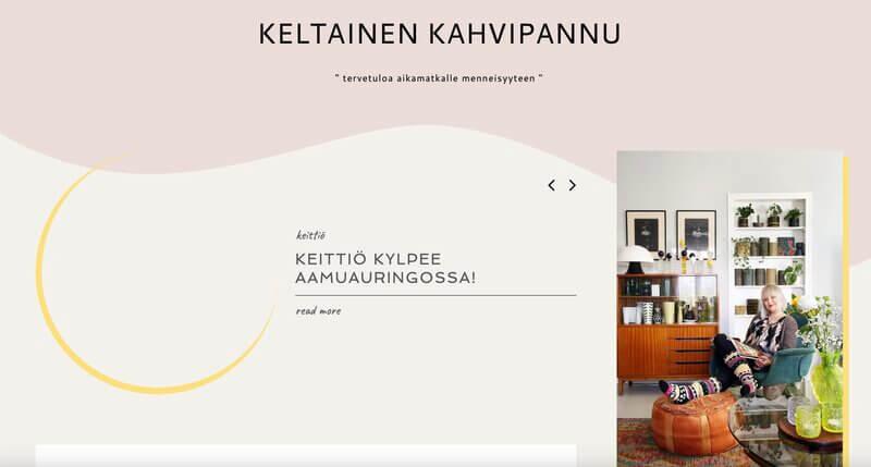 keltainenkahvipannu.blogspot.com screenshot